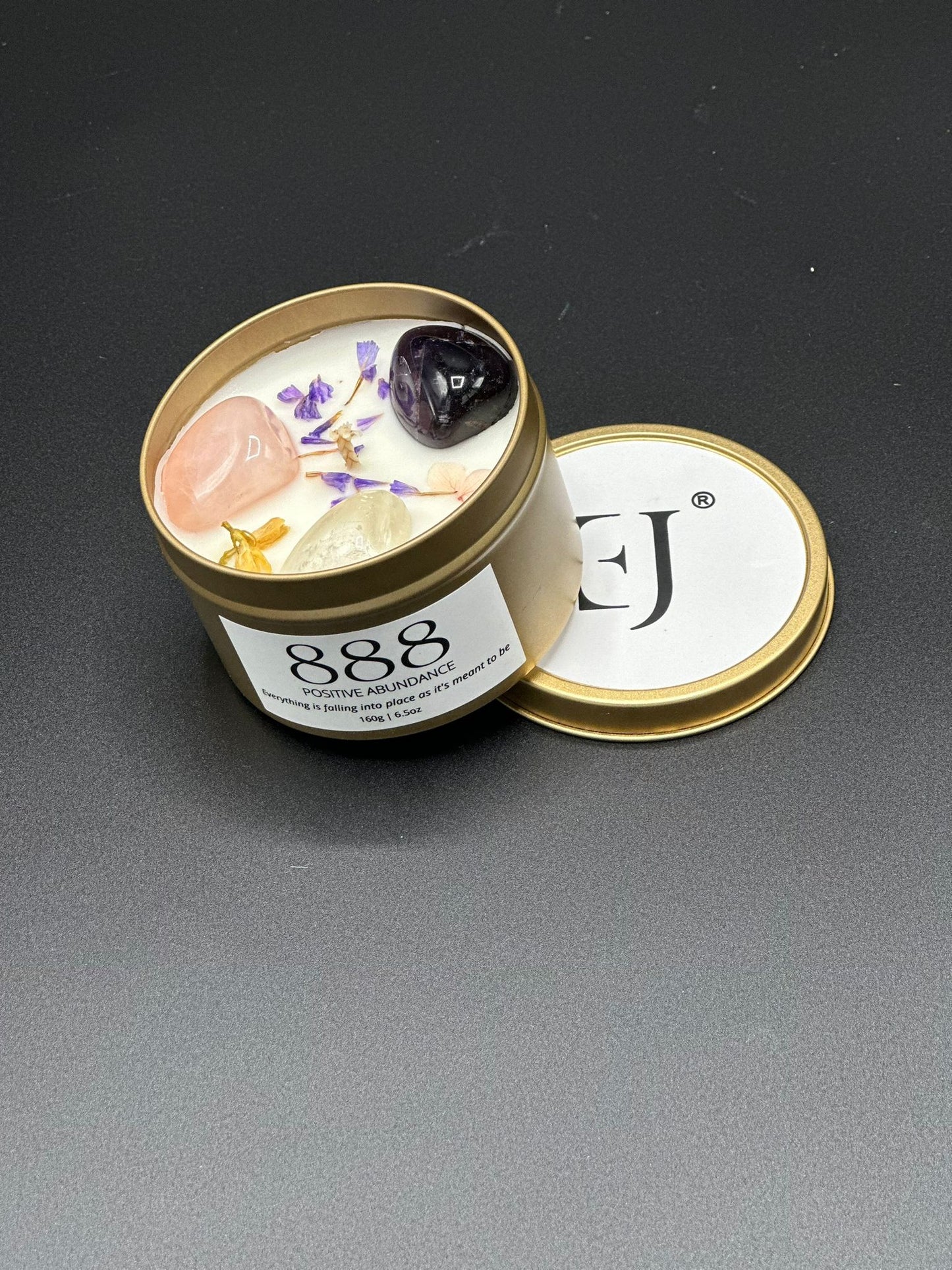 Gold manifest candle 888