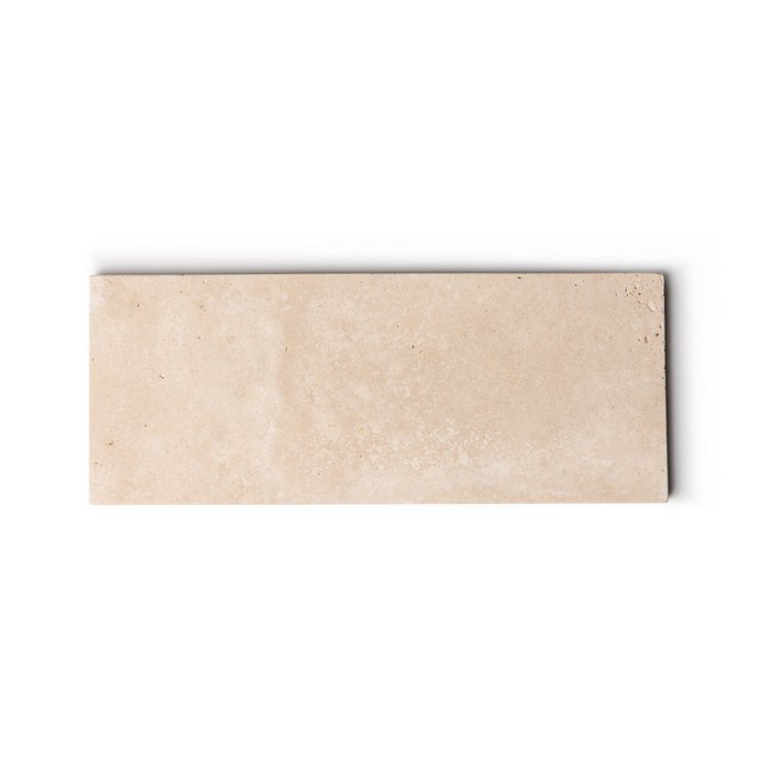 Travertine dienblad rechthoekig