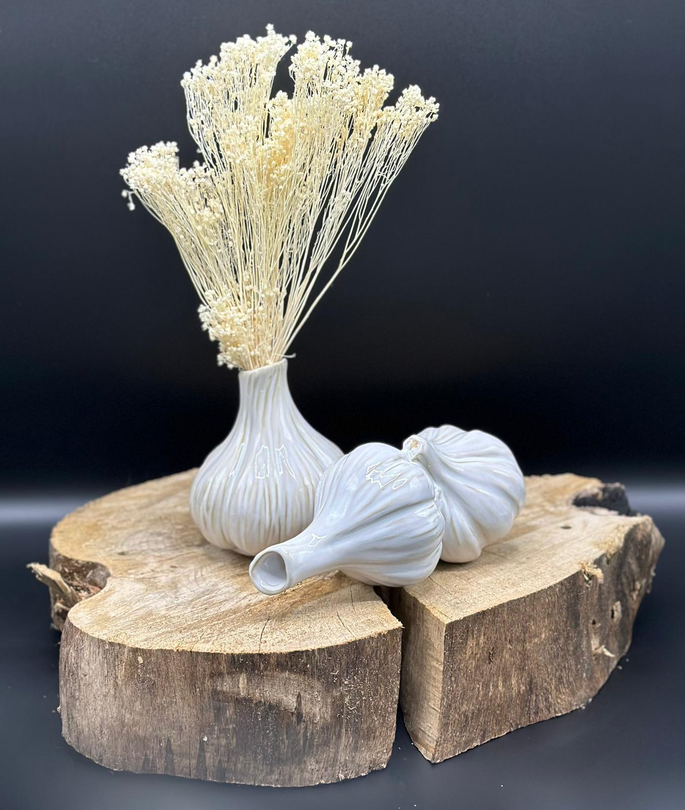Decoratieve dubbele knoflookvaas