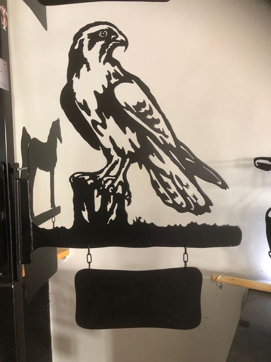 Wild naambord "Roofvogel" 2