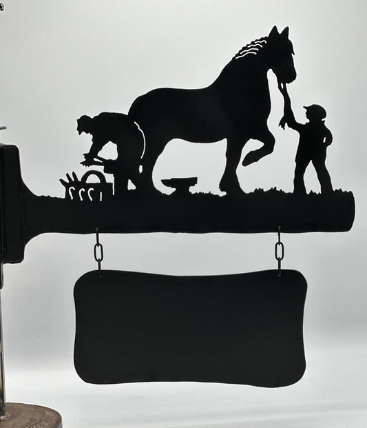 Paarden naambord 8