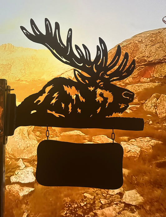 Wild naambord "Eland"