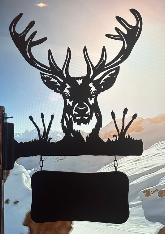 Wild naambord "Edelhert"