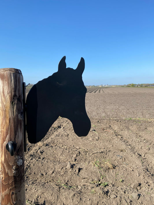 Metalen Stalbord "Paardenhoofd"