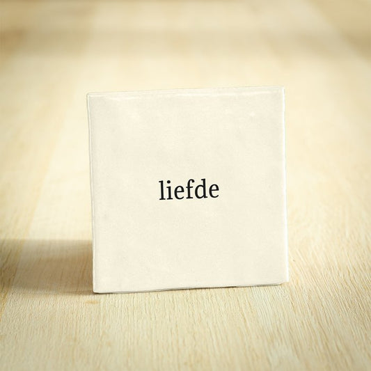Tegeltje " liefde"