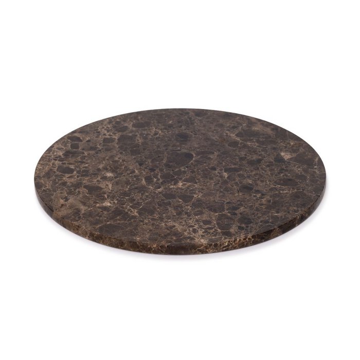 Marmeren dienblad rond